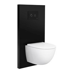 Vitra RenoForm Asma Klozetler İçin Taharet Deliksiz Platform 6 cm Siyah 773-5061-01